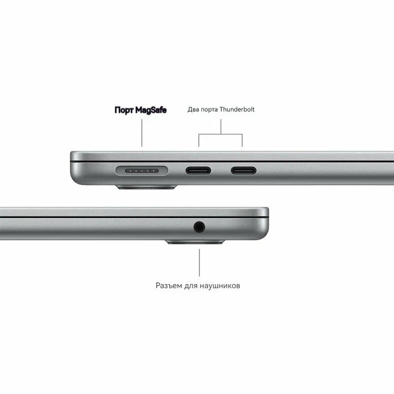 картинка Apple MacBook Air 13.6-inch (2024 M3) 512GB (24GB RAM) MC8Q4 Midnight от магазина Одежда+