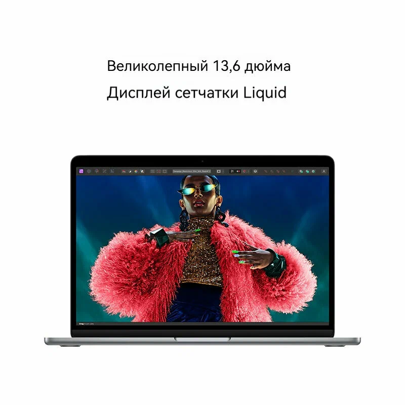 картинка Apple MacBook Air 13.6-inch (2024 M3) 512GB (24GB RAM) MC8Q4 Midnight от магазина Одежда+