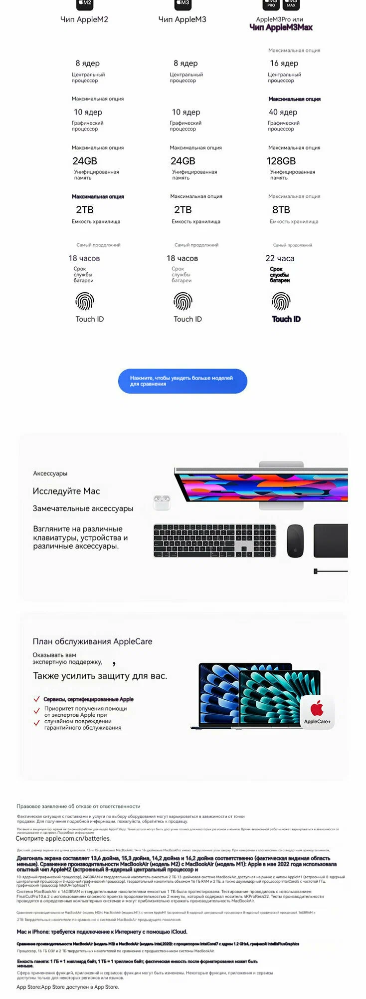 картинка Apple MacBook Air 13.6-inch (2024 M3) 512GB (24GB RAM) MC8Q4 Midnight от магазина Одежда+
